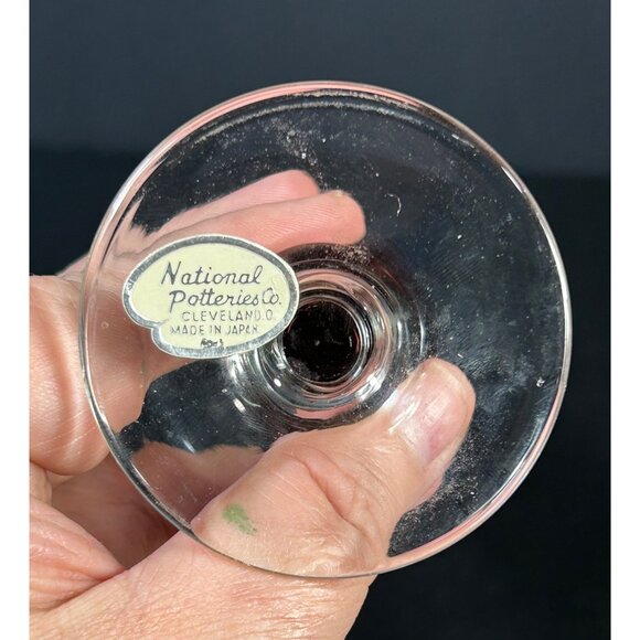 Vintage Purple Amethyst Blown Glass Bud Vase 8'' Etched Cut Dot & Leaf Pattern - Picture 5 of 6